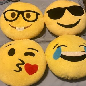 Emoji pillows